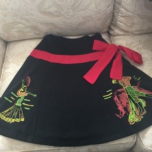 EC Star rockabilly matador/flamenco skirt
